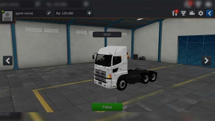 Mod Truck Hino 700 Kosongan Tanpa Bak