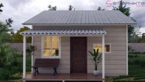 desain rumah bahan kalsiboard