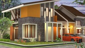 desain rumah hook 1 lantai