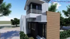 desain rumah ukuran 4x10 meter