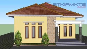 desain rumah ukuran 8x12