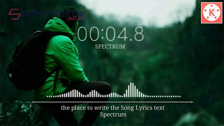 Cara Menambahkan Audio Spectrum di Kinemaster